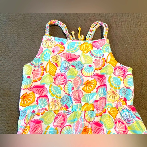 Isaac Mizrahi girls shell snail sundress summer beach twirl dress 👗 7/8 🐚 🐌 - Picture 2 of 5